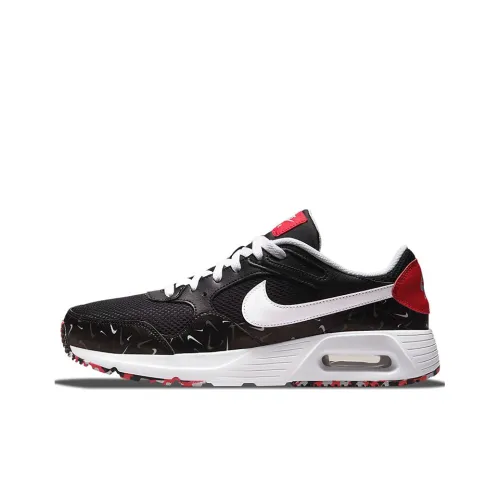 Nike Air Max SC Low Беговые кроссовки Мужские Черные Белые Красные Многоцветные