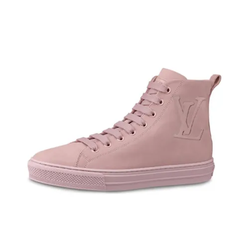 LOUIS VUITTON Stellar Высокие Кроссовки Спортивные Женские Розовые