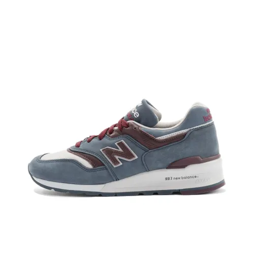 New Balance NB 997 Low Топ Беговые кроссовки Мужской СЕРЫЙ СТЕЙЛИЙ СИНИЙ