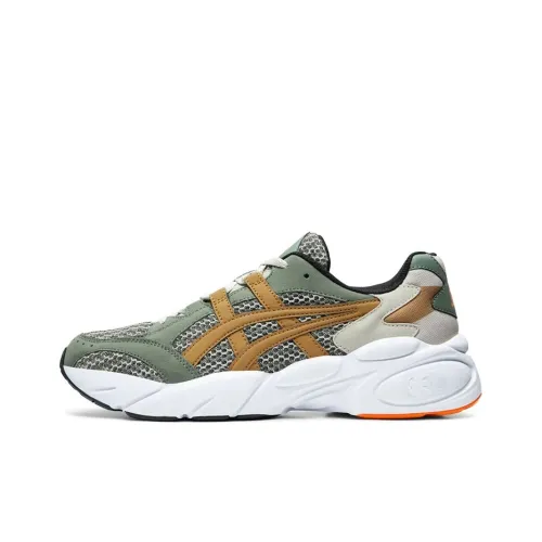 Asics Гель BND Износостойкие Низкие Кроссовки для Бега Мужские Серый Зеленый