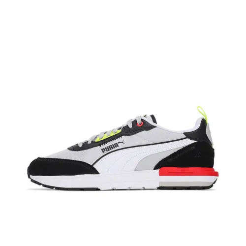 PUMA R22 Graviton Low Топ Кэжуал Унисекс Серый Черный Красный