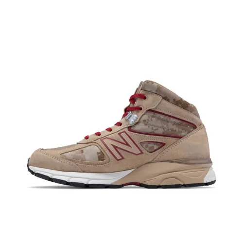 New Balance NB 990 V4 MID Коричневый CAMO MID Топ Беговые кроссовки Мужской Коричневый Камуфляж