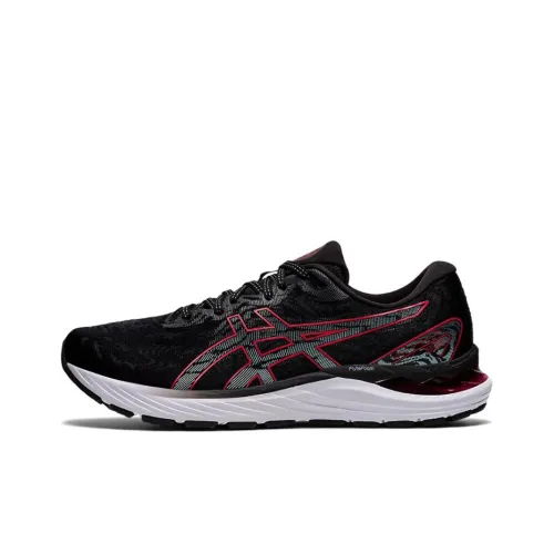 Asics Gel CUMULUS 23 Low Топ Беговые кроссовки Мужские Черный Красный