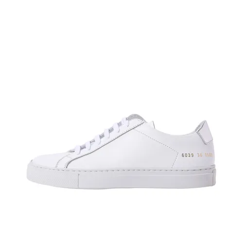 COMMON PROJECTS Низкие кроссовки для скейтбординга Женские Белые