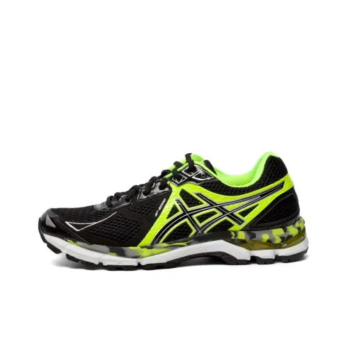 Asics GT 2000 3 Low Топ Беговые кроссовки Мужской Черный Неоново-желтый