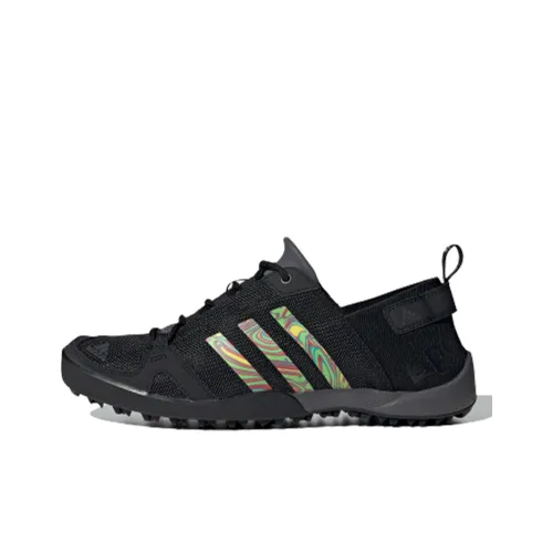 Adidas Terre Slip-resistant Abrasion-resistant Low Top Streetwear Men's Black Gray Green Adidas Terre Противоскользящий Устойчивый к истиранию Низкий Топ Уличная Обувь Мужская Черный Серый Зеленый