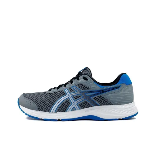 Asics Raiden 3 Дышащие и Износостойкие Низкие Кроссовки для Бега Мужские Синие и Серые