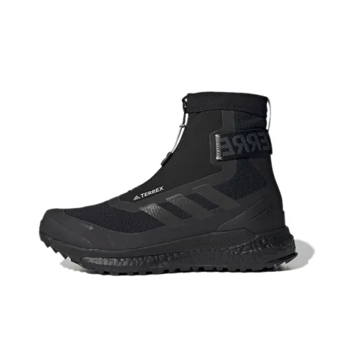adidas Terrex FREE HIKER Cold.Rdy Поход Устойчивый к абразиву Высокий Топ Походная обувь Женская Угольный Черный