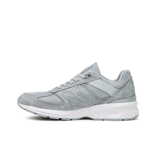 New Balance NB 990 V5 Low Топ Беговые кроссовки Унисекс Бетонно-серый Версия для США