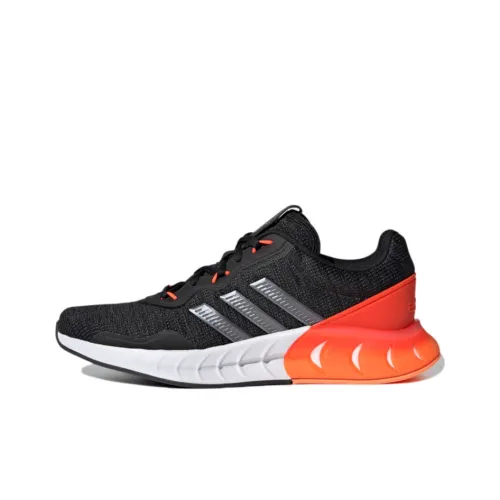 Adidas Neo Kaptir Super Slip-resistant и дышащие низкие беговые кроссовки для мужчин черные белые серебряные
