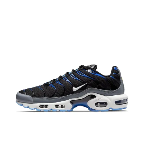 Nike Air Max Plus Амортизация Устойчивость к истиранию Низкие характеристики Беговые кроссовки для мужчин Черный Синий
