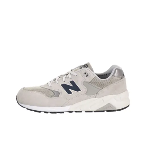 New Balance NB 580 Устойчивые к истиранию низкие беговые кроссовки для мужчин цвет наследственный серый