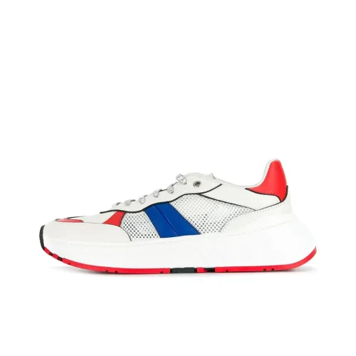 Bottega Veneta Speed Low Топ Casual Мужской Белый Синий Красный