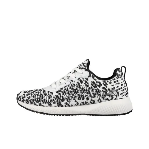 Skechers BOBS SQUAD Низкий Топ Повседневная Обувь Женская Белая Черная