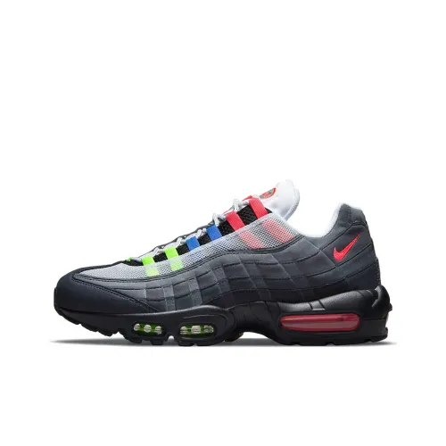 Nike Air Max 95 Low Беговые кроссовки Мужские Серый Черный