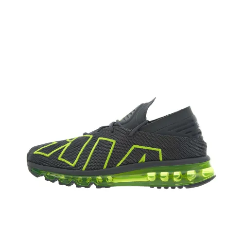 Nike Air Max Flair Low Топ Air Cushion Беговые кроссовки Мужские Серый Зеленый