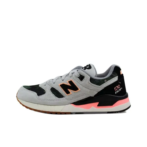 New Balance NB 530 Low Топ Марафон Беговые кроссовки Женские Серый Розовый
