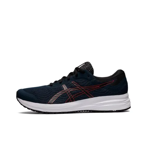 Asics Patriot 12 Low Топ Беговые кроссовки Мужской Темно-синий Красный