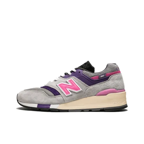KITH X UNITED ARROWS x New Balance NB 997 Low Топ Беговые кроссовки Унисекс Серый Розовый Фиолетовый Сделано в США