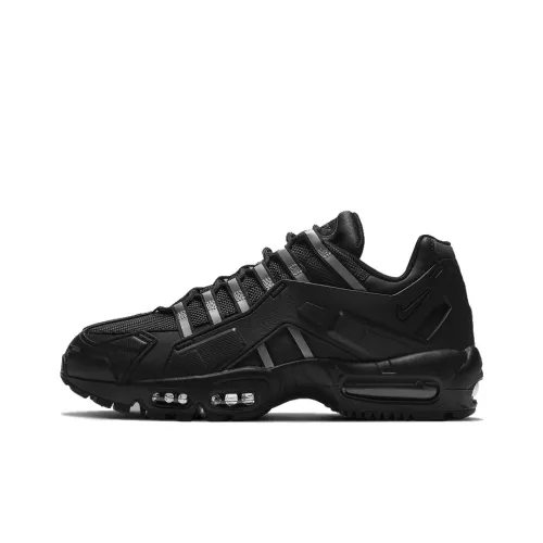 Nike Air Max 95 Low Топ Air Cushion Тренировочные Беговые Кроссовки Унисекс Чисто Черный