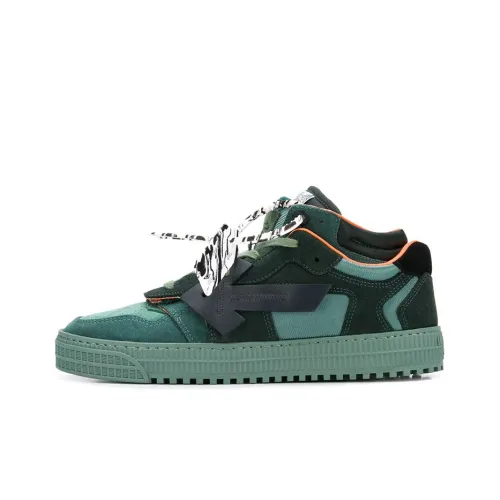 OFF Белый OFF COURT MID Топ Стильные Скейтбординги Мужской Зеленый