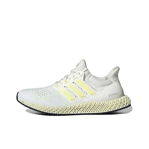 Adidas ULT Противоскользящий Устойчивый к истиранию Дышащий Низкий Топ Карбоновая Плита Беговые Кроссовки Унисекс Перо Белый