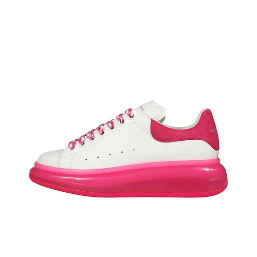 Alexander McQueen Низкий Топ Стильные Скейтбординги Женские Белые Красные