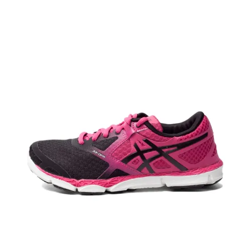 Asics 33 DFA Low Топ Беговые кроссовки Женские Розовый Черный