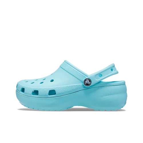 Crocs Classic Platform Clog Сабо Женские Стекло-Синий