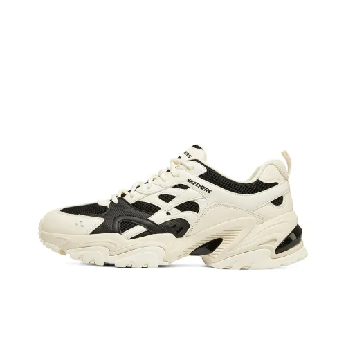 Skechers Stamina V2 Высота Увеличивающие Низкие Кроссовки для Бега Мужские Бежевые Черные