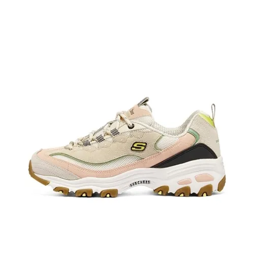 Skechers D'LITES 1,0 Low Топ Кэжуал Женский Коралловый