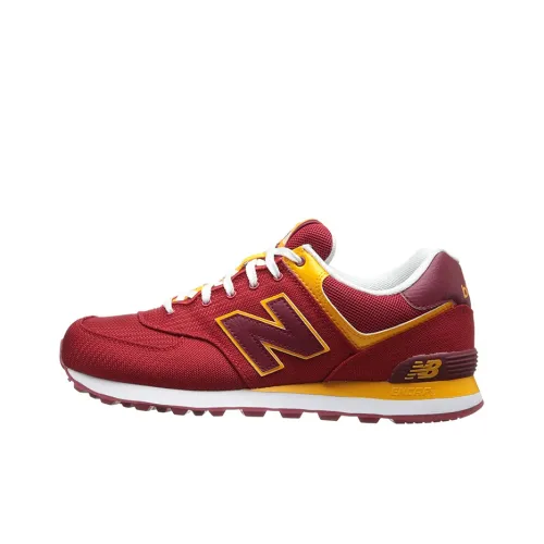 New Balance NB 574 Low Топ Беговые кроссовки Мужской Красный