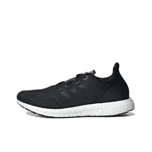 Adidas Износостойкие Дышащие Низкие Беговые Кроссовки Унисекс Черные