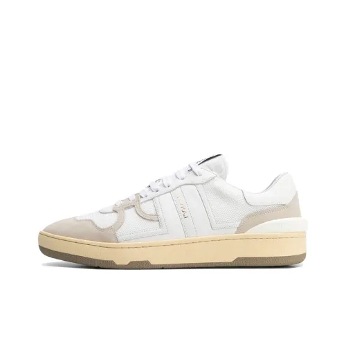 Lanvin Clay Низкий Топ Стильные Скейтбординги Женские Белые