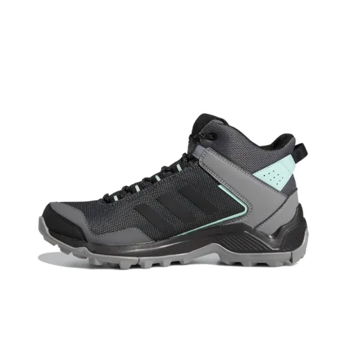 adidas Terrex Eastrail Gore Tex MID Амортизаторы Slip-resistant MID Топ Походная обувь Женская Серый Черный Зеленый