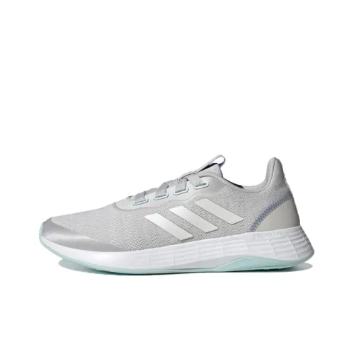 Adidas Qt Racer Sport Slip-resistant Abrasion-resistant Breathable Low-Top Running Shoes Women's Gray Adidas Qt Racer Sport Противоскользящие Устойчивые к истиранию Дышащие Низкие Беговые Кроссовки Женские Серые