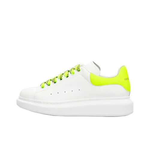 Alexander McQueen Oversized Sneaker OVERSIZED Low Топ Стильные Скейтбординги Женские Белый Зеленый