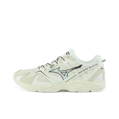 Mizuno LG 90s Low Топ Беговые кроссовки Унисекс Молочно-белый
