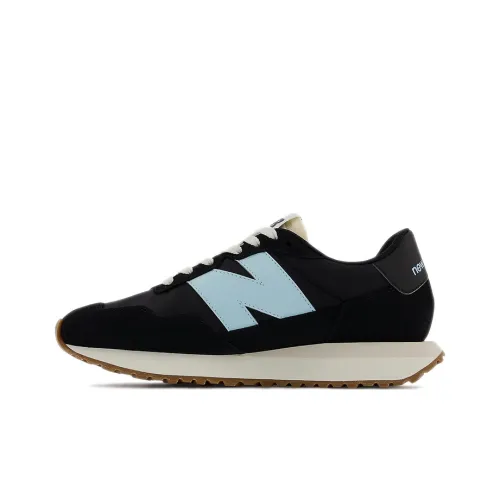 New Balance NB 237 Low Топ Марафон Беговые кроссовки Женские Черный Синий