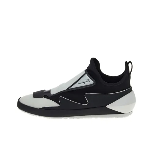 Ferragamo Gancini Низкий Топ Повседневная Обувь Мужская Черная Серый