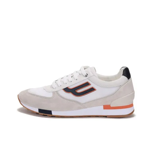 BALLY Низкий топ Повседневная обувь Мужская Белый Светло-серый