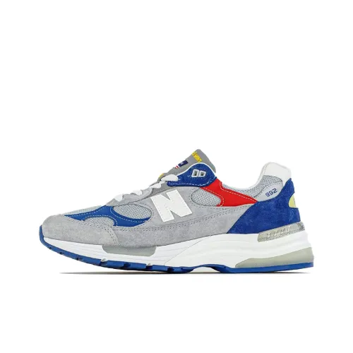 DTLR x New Balance NB 992 Low Топ Повседневные Беговые Кроссовки Мужские Серые