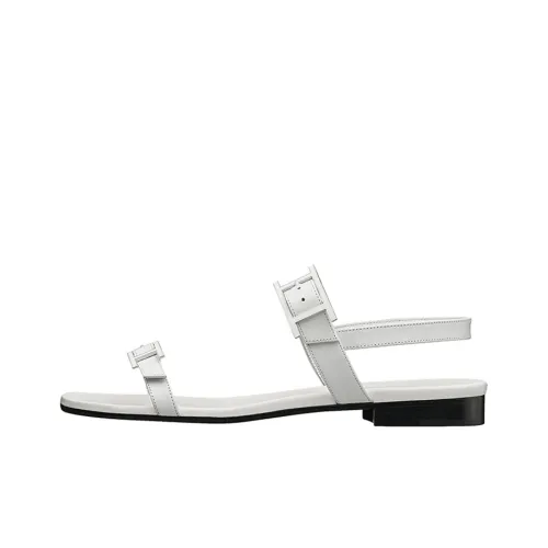 HERMES Hapi one Ремень Сандалии Женские Белые
