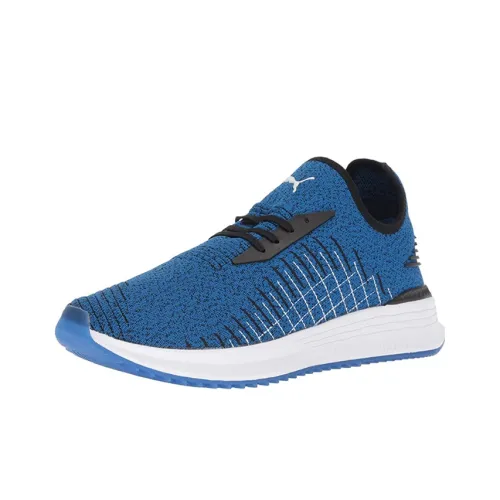PUMA AVID Шокабойеры Противоскользящие Устойчивые к истиранию Дышащие Низкие Беговые кроссовки Мужские Синие