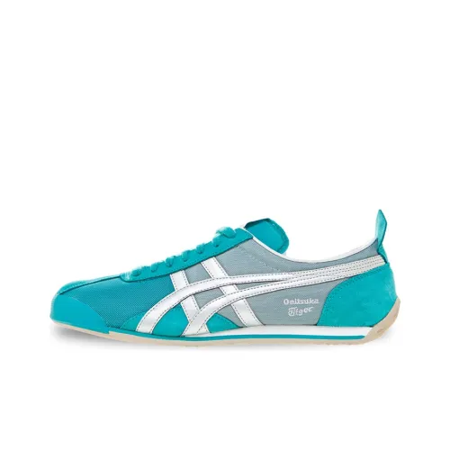 Onitsuka Tiger Runspark Износостойкий и Легкий Низкий Топ Беговые кроссовки Унисекс Rainforest Зеленый