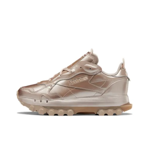 Reebok Classic Leather Беговые кроссовки Низкий Топ Женские