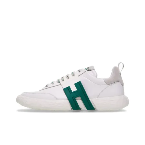 HOGAN 3R Low Top Athletic Обувь Мужская Белая Зеленая