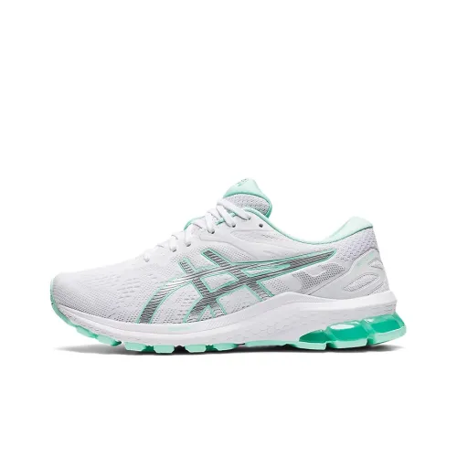 Asics GT 1000 10 Low Топ Беговые кроссовки Женские Белый Мятно-зеленый