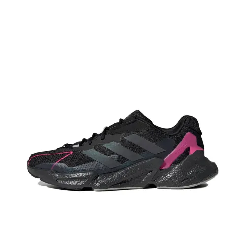 Adidas X9000l4 Slip-resistant Abrasion-resistant Shock Absorbers Low Top Casual Running Shoes Men's Black Pink
