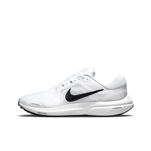 Nike Air Zoom Vomero 16 Амортизация Противоскользящий Устойчивый к истиранию Низкий верх Беговые кроссовки Мужские Белый Черный